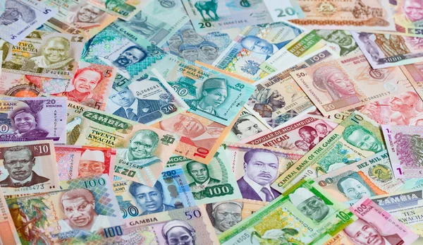 Разнообразие Африканских Банкнот — стоковое фото