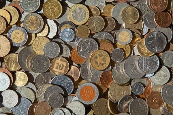 Колекція Старих Поширених Монет — стокове фото