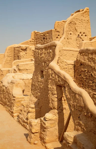Ruinerna Diriyah Gamla Staden Nära Riyad Saudiarabien — Stockfoto