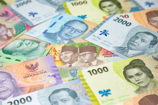 Collection Indonesian Banknotes 1000 50000 Rupiah — Foto de Stock