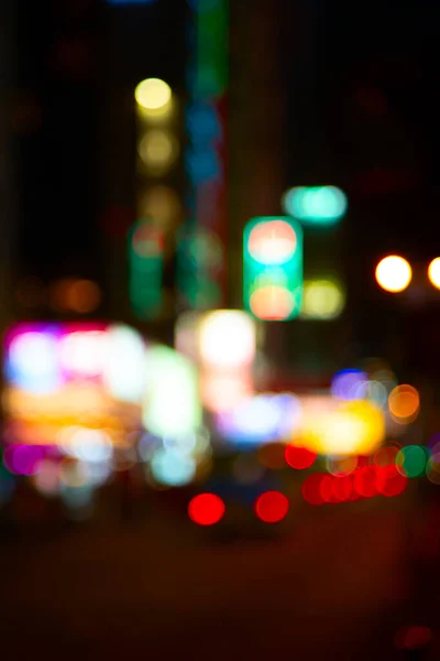Nattljus Hongkong Stad — Stockfoto