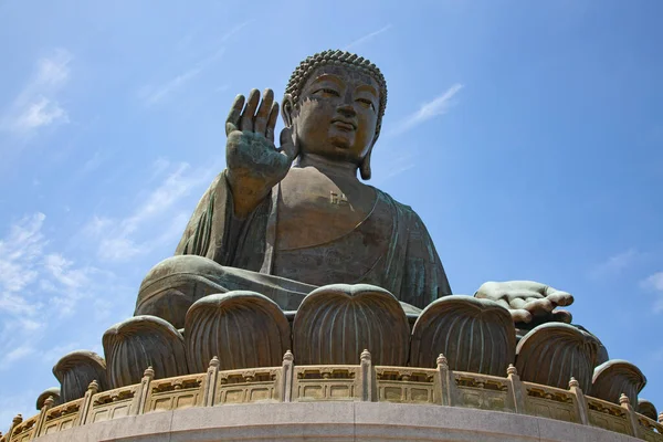Complesso Buddha Gigante Sull Isola Lantau Hong Kong — Foto Stock