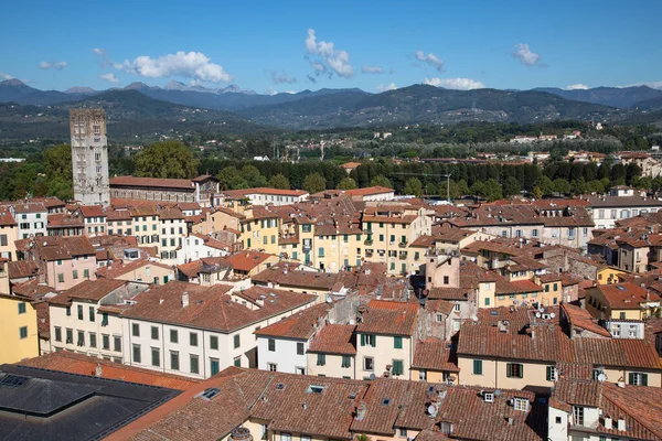 Исторический Средневековый Город Лукка Тоскане Италия — стоковое фото