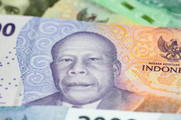 Collection Indonesian Banknotes 1000 50000 Rupiah — Stock Fotó