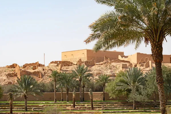沙特阿拉伯王国利雅得附近旧城Diriyah的街道 — 图库照片