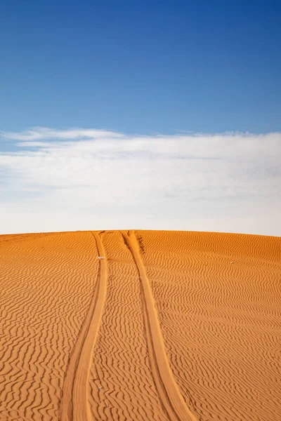 Areia Vermelha Deserto Árabe Perto Riade Arábia Saudita — Fotografia de Stock