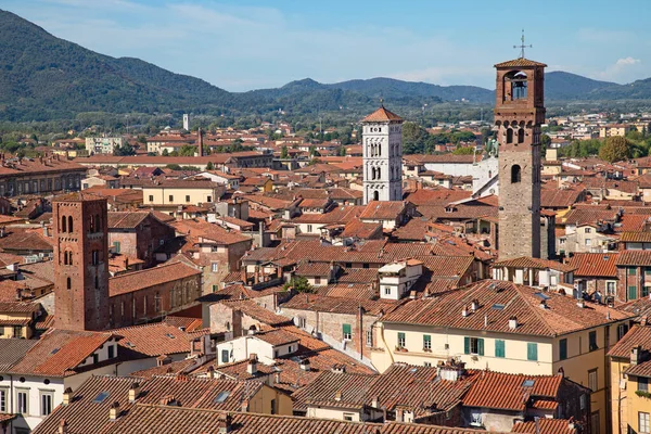 Исторический Средневековый Город Лукка Тоскане Италия — стоковое фото