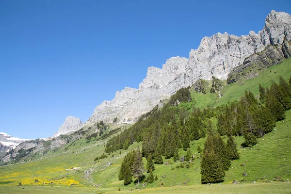 Klausenpass Ορεινός Δρόμος Που Συνδέει Καντόνια Uri Και Glarus Ελβετικές — Φωτογραφία Αρχείου