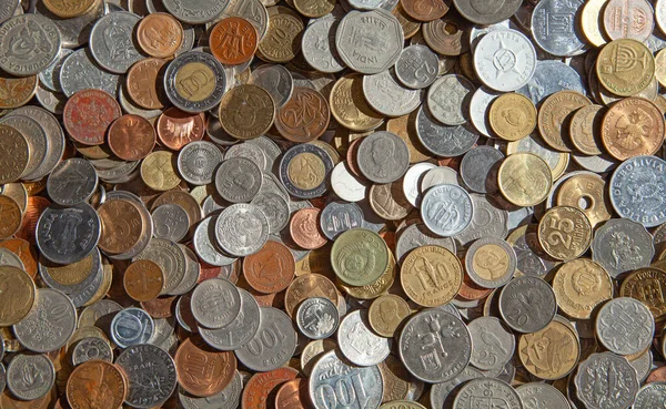 Raccolta Delle Vecchie Monete Circolazione — Foto Stock
