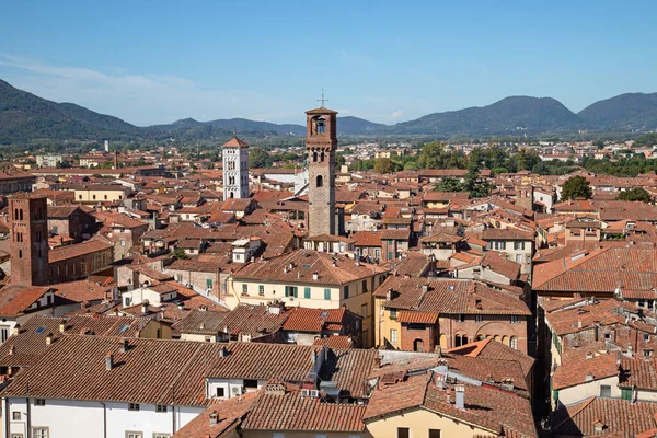 Storica Città Medievale Lucca Toscana — Foto Stock