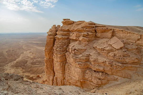 Edge World Popular Destino Turístico Punto Vista Cerca Riad Arabia —  Fotos de Stock