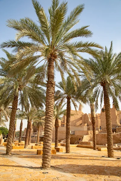 沙特阿拉伯王国利雅得附近旧城Diriyah的街道 — 图库照片