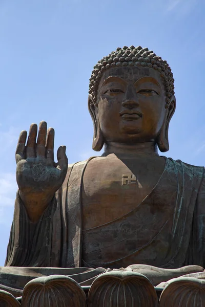Complesso Buddha Gigante Sull Isola Lantau Hong Kong Fotografia Stock