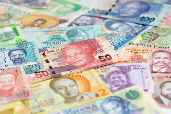 Varietà Delle Banconote Africane Immagine Stock