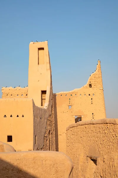 Suudi Arabistan Krallığı Riyad Yakınlarındaki Eski Şehir Diriyah Sokakları Stok Resim