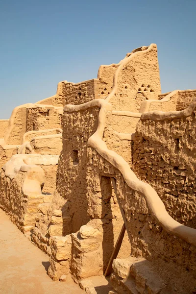 Руины Дирии Старого Города Близ Рияда Саудовская Аравия Стоковое Фото