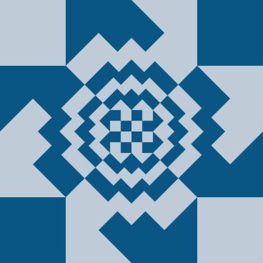 Retro Kareler ve Geometrik Renkli Gölge Şekiller Arka Plan. Vektör, Eps.