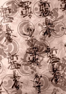 Geleneksel Japon dövüş sanatları. SHINKYOKUSHIN Tam temas karate posteri, kart, diploma.