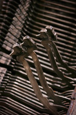 eski antika mekanik vintage Kiril daktilo