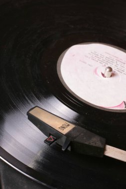 siyah vinil disk, gramofon plaka