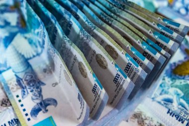 Masada bir tomar para var. Yüksek kalite fotoğraf