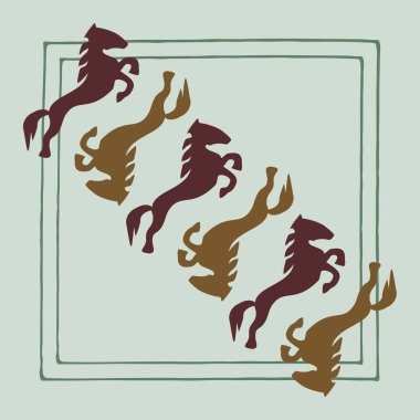 Etnik kalıplar. Göçebe gelenekleri, Kazak bozkırları, Asya Moğol Kafkasları