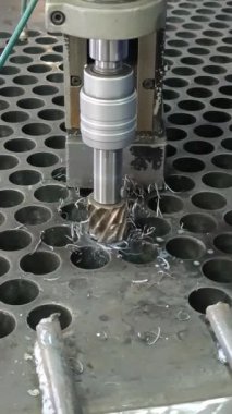 Makineler. CNC 'nin dönüşümü. Yüksek kalite Tam HD görüntü