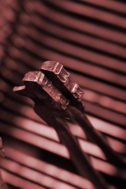 eski antika mekanik vintage Kiril daktilo