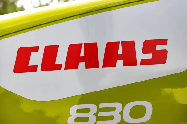 Germany Wetzlar July Claas Logo Detail Claas Harvester Claas Agricultural — Stock Fotó
