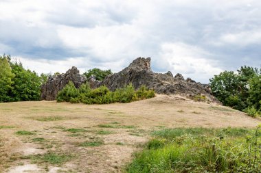 Eschbacher Klippen is a historic monument in Hesse near Usingen Germany
