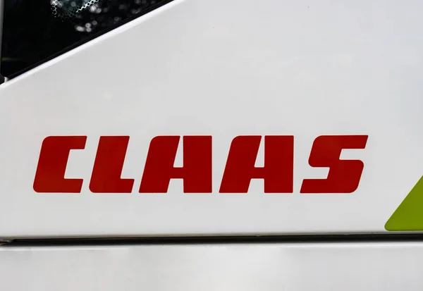 Germany Wetzlar July Claas Logo Detail Claas Harvester Claas Agricultural Stock Picture