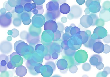 Mavi ile soyut bulanık bokeh arkaplanı