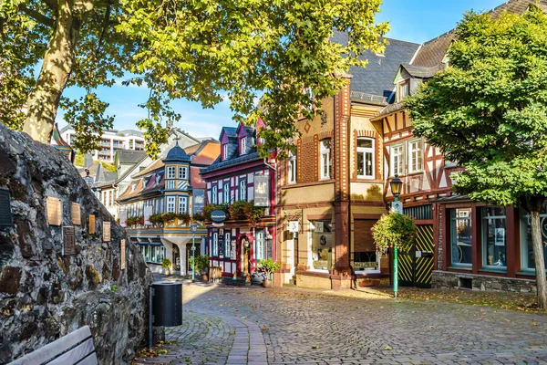 Calles Edificios Idílicos Pequeña Ciudad Idstein Hesse Alemania —  Fotos de Stock