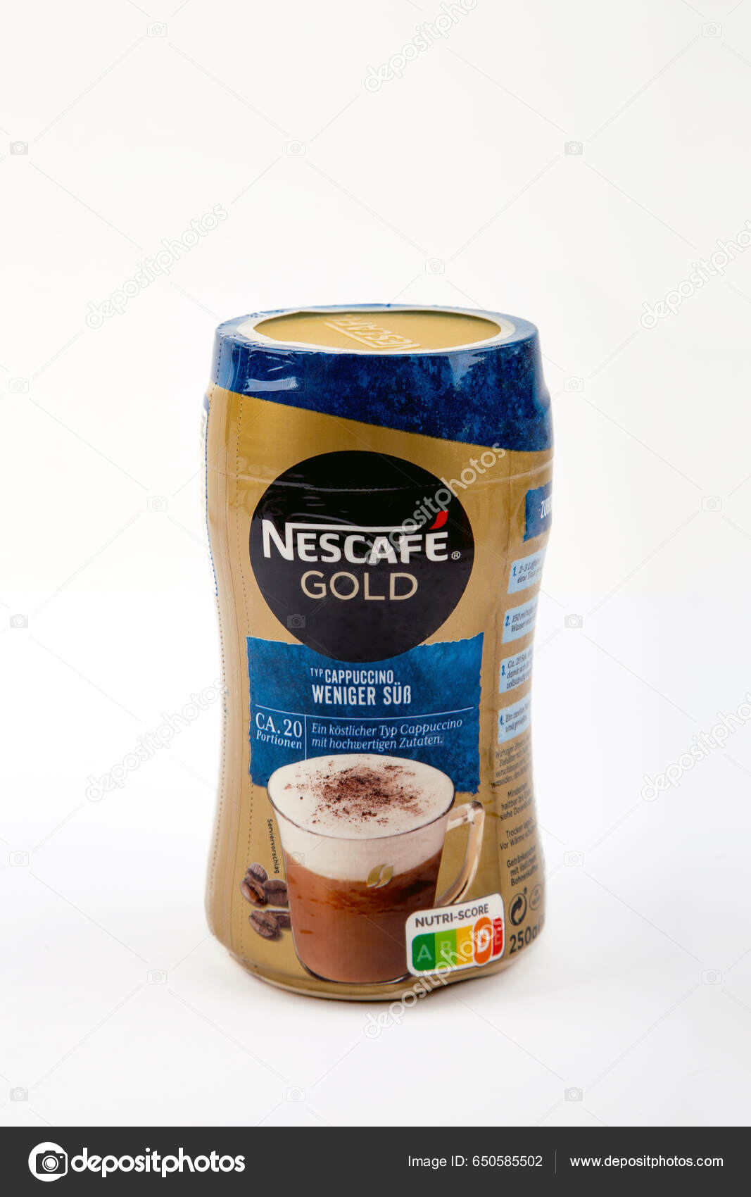 Wetzlar Hesse Germany 2023 Nescafe Gold Cappuccino Instant Low Sugar –  Stock Editorial Photo © Colour #650585502