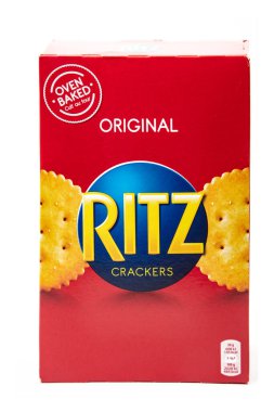 HUETTENBERG, ALMANY - 09-15-2023 - ORIGINAL RITZ Krakerleri Kutusu. MONDELEZ ULUSLARARASI FOODSERVICE - Markalı atıştırmalıkların lideri.
