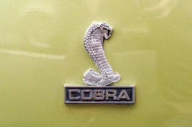 WETTENBERG, HESSE, GERMANY - 07 - 28 - 2023: SHELBY COBRA GT 500 Sembol Krofdorf-Gleiberg 'de, Giessen yakınlarında, Hesse.