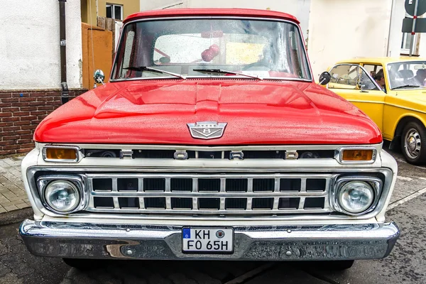 Wettenberg Hesse Germany 2023 Ford F100 Pickup Truck Car Show — Stock Photo, Image