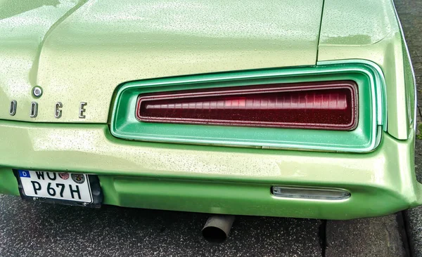 Wettenberg Hesse Germany 2023 Dodge Car Taillight Traditional Car Show — Stock Photo, Image