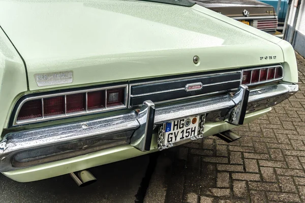 Wettenberg Hesse Germany 2023 Details Ford Torino Car Show Golden Royalty Free Stock Images