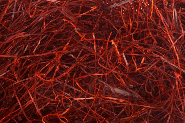 stock image Red hot dried chili threads full frame as background