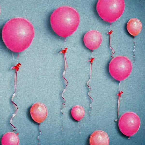 Lovely Background with colourfull Balloons