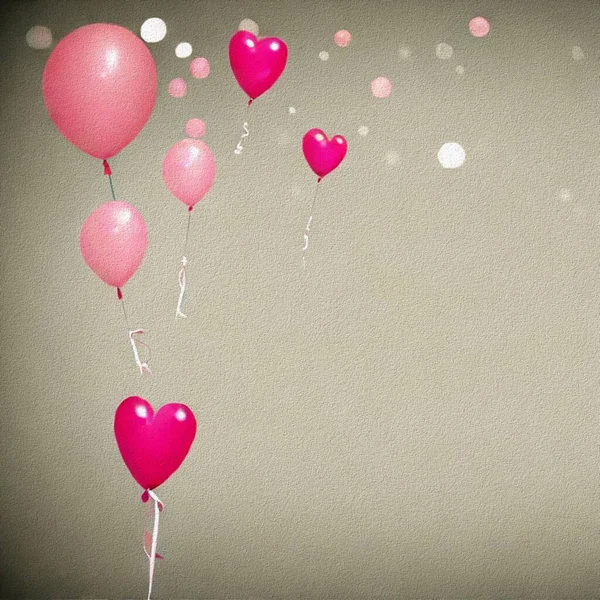 Lovely Background Colourfull Balloons — Stock Photo, Image
