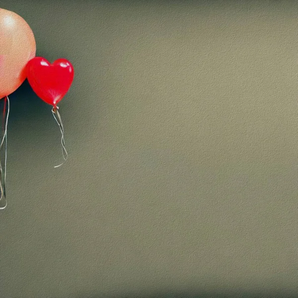 Dejlig Baggrund Med Farverige Balloner - Stock-foto