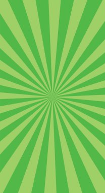 Green banner rays, lines background