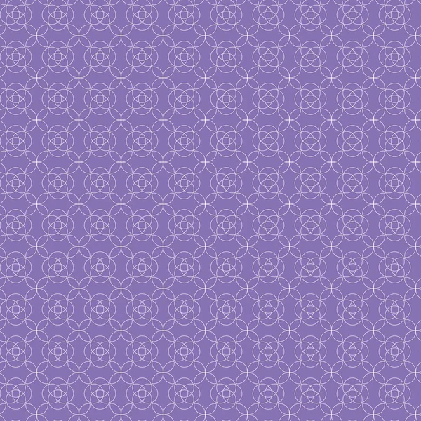 Violeta Geométrica Floral Sin Costura Fondo Del Patrón — Archivo Imágenes Vectoriales