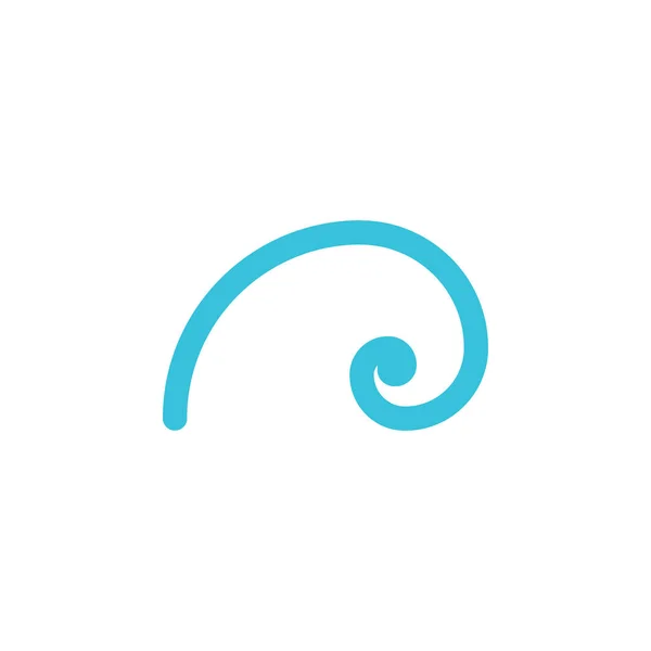 Golden Ratio Spiral Fibonacci Spiral Symbol Icon — Stock Vector