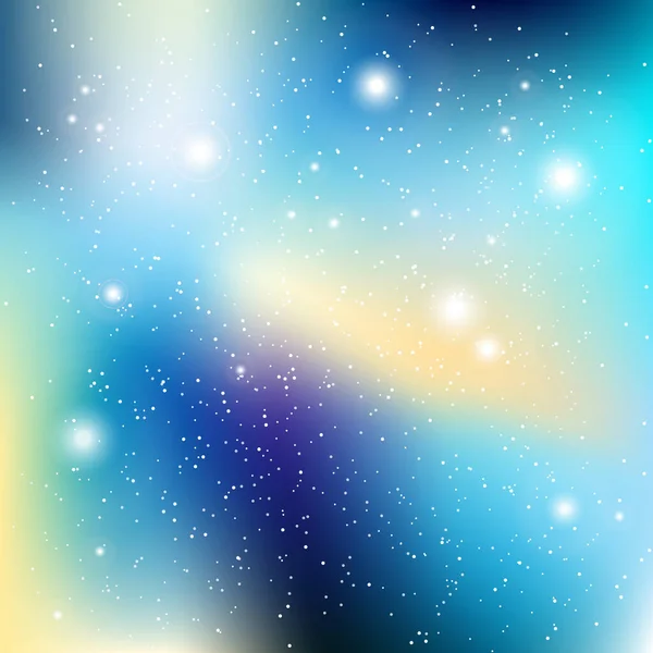 Univers Avec Étoiles Matrice Étoiles Brillantes Fond Spatial — Image vectorielle