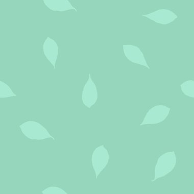 Yapraklar - pürüzsüz desen, doğal desen, otlar, baharatlar, bahçeden gelen otlar, yeşil renkler.