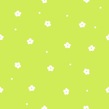 Kusursuz çiçek deseni, yeşil arka plan, doku.