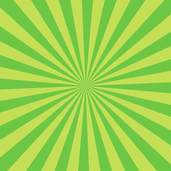 Зеленые Баннерные Лучи Фон Линий Солнечные Лучи Солнечный Луч — стоковый вектор